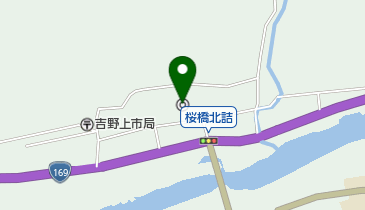 吉野町役場の地図画像