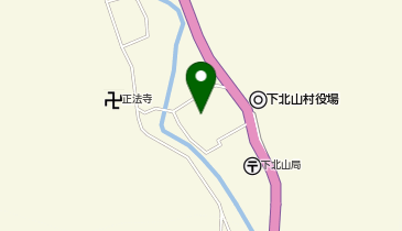 下北山村役場の地図画像
