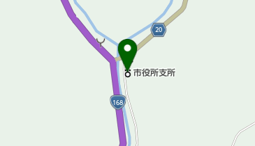 五條市役所西吉野支所の地図画像