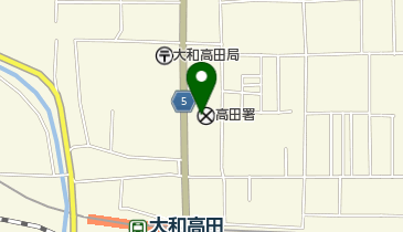 高田警察署の地図画像