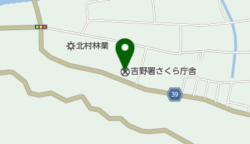 吉野警察署さくら警察庁舎の地図画像