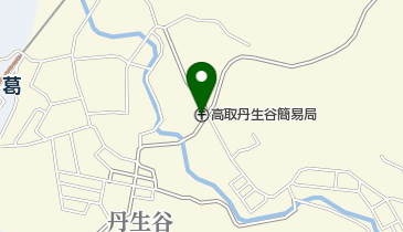 高取丹生谷簡易郵便局の地図画像