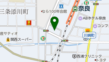 奈良市中央保健センターの地図画像