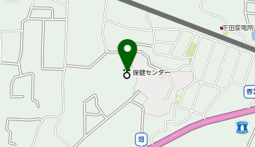 香芝市保健センターの地図画像