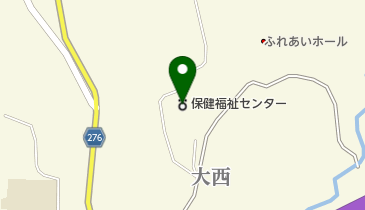 山添村保健福祉センターの地図画像