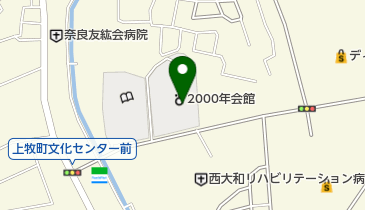 上牧町保健福祉センターの地図画像