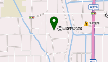 田原本町保健センターの地図画像