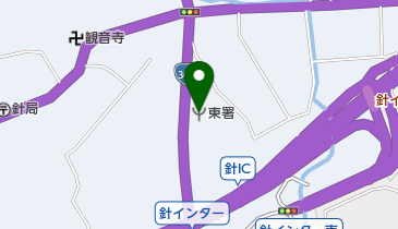 奈良市東消防署の地図画像