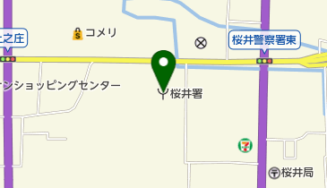 奈良県広域消防組合桜井消防署の地図画像