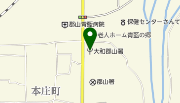 奈良県広域消防組合大和郡山消防署の地図画像