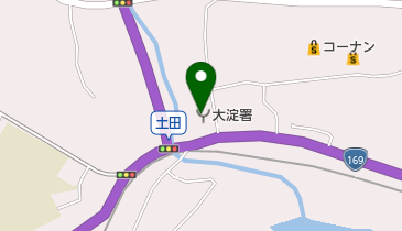 奈良県広域消防組合大淀消防署の地図画像