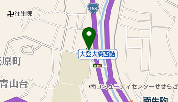 生駒市消防署南分署の地図画像