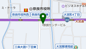 かんぽ生命保険奈良支店の地図画像