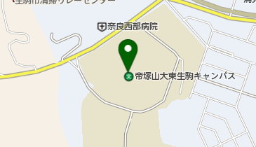 帝塚山大学図書館本館の地図画像