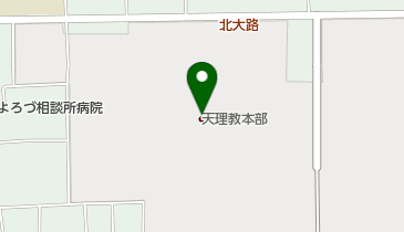 天理教点字文庫の地図画像