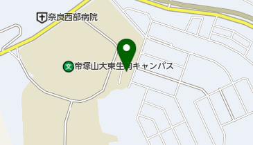 帝塚山大学附属博物館の地図画像