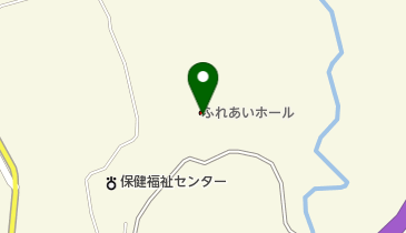 ふれあいホールの地図画像