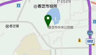 香芝市中央公民館の地図画像