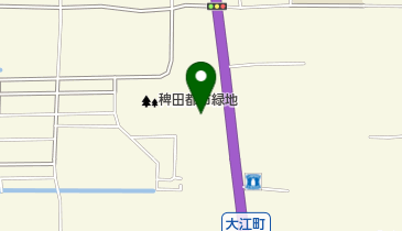風の杜ホールの地図画像
