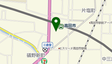 ベルコ高田市駅前ホールの地図画像