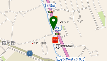 家族葬のファミーユ東生駒ホールの地図画像