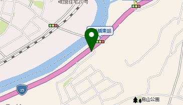 西和ホールの地図画像