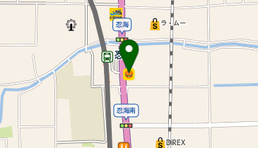 ほっかほっか亭忍海店の地図画像