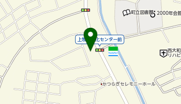 南都銀行上牧支店の地図画像