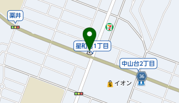 南都銀行西大和支店の地図画像