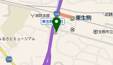 南都銀行東生駒支店の地図画像