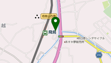 南都銀行明日香支店の地図画像
