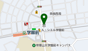 奈良信用金庫学園前支店の地図画像