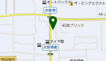 大和信用金庫大安寺支店の地図画像