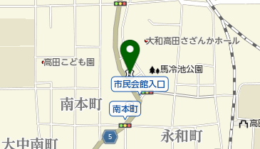 大和信用金庫高田支店の地図画像