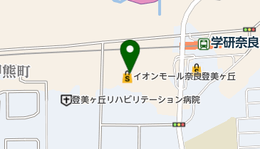 京都中央信用金庫精華支店イオンモール奈良登美ヶ丘出張所の地図画像