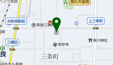 京都中央信用金庫奈良支店の地図画像