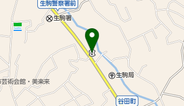 大和信用金庫生駒支店の地図画像