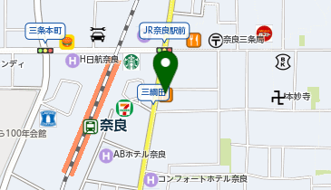 奈良信用金庫奈良支店の地図画像