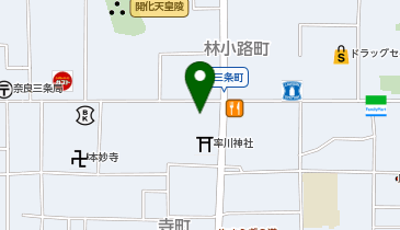 みずほ銀行学園前支店の地図画像