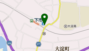 JAならけん下市口駅前出張所の地図画像