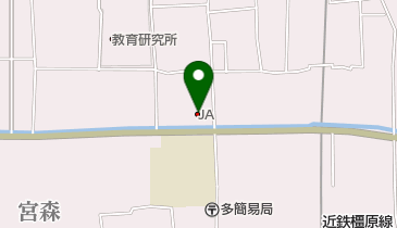 JAならけん多出張所の地図画像