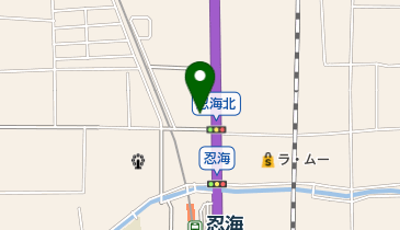 JAならけん忍海出張所の地図画像