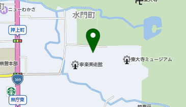 東大寺福祉療育病院の地図画像