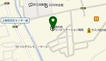 医療法人友紘会西大和リハビリテーション病院の地図画像
