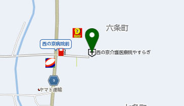 医療法人康仁会西の京介護医療院やすらぎの地図画像