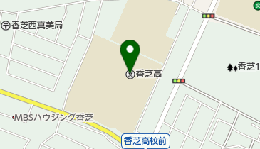 奈良県立香芝高校の地図画像