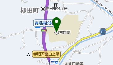 奈良県立青翔高校の地図画像