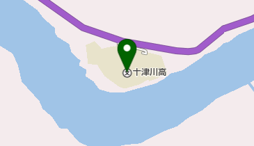 奈良県立十津川高校の地図画像