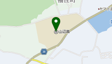 奈良県立山辺高校の地図画像