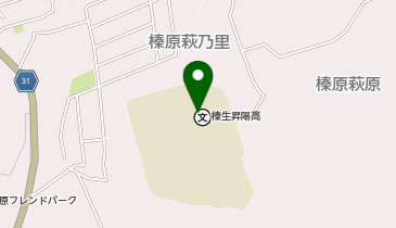 奈良県立宇陀高校榛原学舎の地図画像